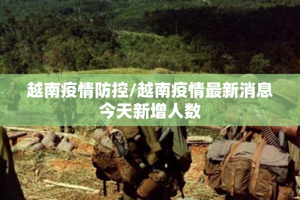 越南疫情防控/越南疫情最新消息今天新增人数
