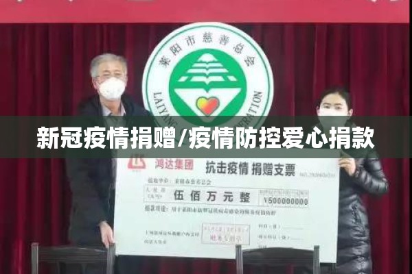 新冠疫情捐赠/疫情防控爱心捐款 新冠疫情捐赠/疫情防控爱心捐款