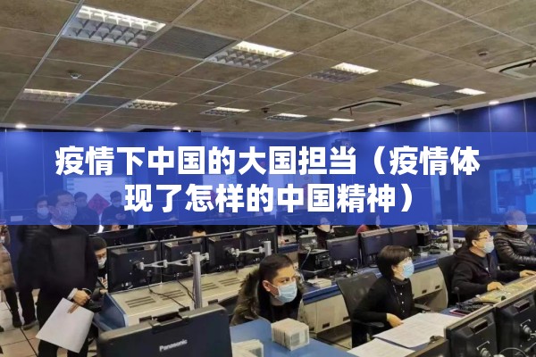 疫情下中国的大国担当（疫情体现了怎样的中国精神）