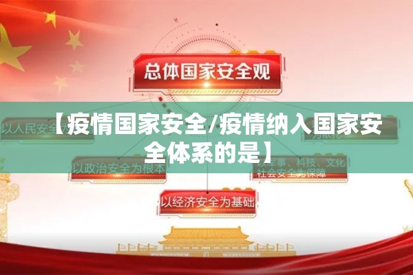 【疫情国家安全/疫情纳入国家安全体系的是】 【疫情国家安全/疫情纳入国家安全体系的是】