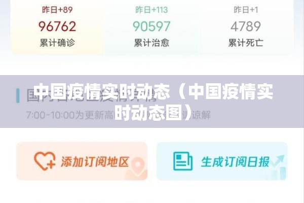 中国疫情实时动态(中国疫情实时动态图) 中国疫情实时动态(中国疫情实时动态图)