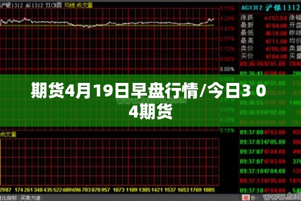 期货4月19日早盘行情/今日3 0 4期货 期货4月19日早盘行情/今日3 0 4期货