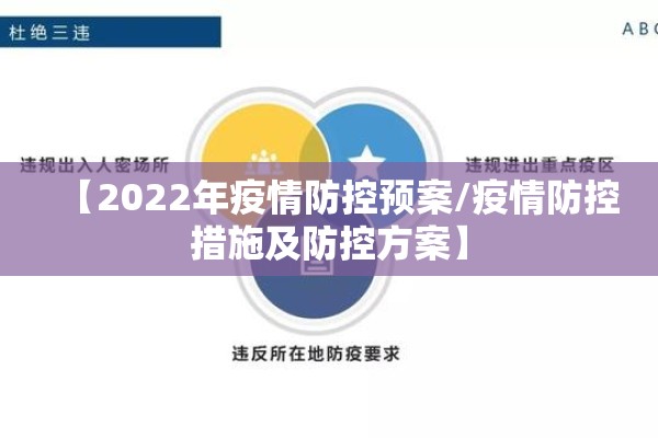 【2022年疫情防控预案/疫情防控措施及防控方案】
