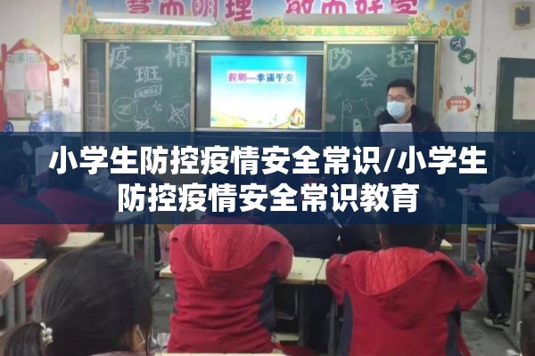 小学生防控疫情安全常识/小学生防控疫情安全常识教育 小学生防控疫情安全常识/小学生防控疫情安全常识教育
