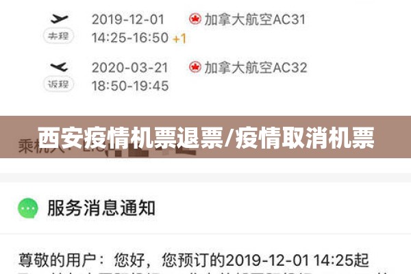 西安疫情机票退票/疫情取消机票 西安疫情机票退票/疫情取消机票