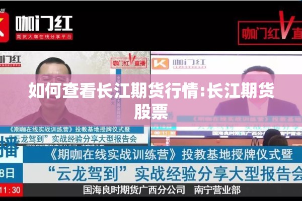 如何查看长江期货行情:长江期货股票