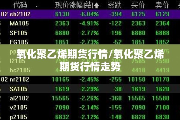 氧化聚乙烯期货行情/氧化聚乙烯期货行情走势 氧化聚乙烯期货行情/氧化聚乙烯期货行情走势