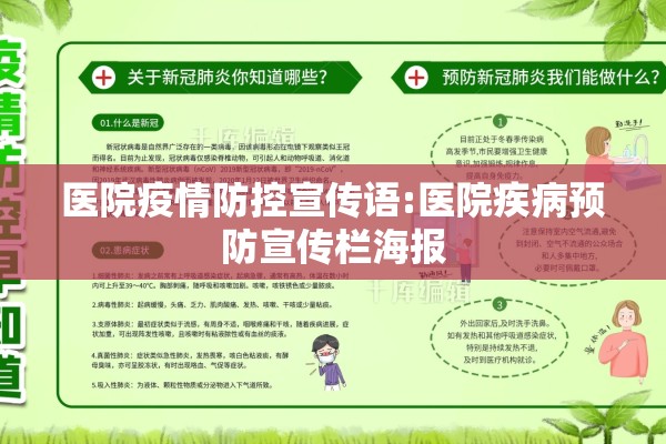 医院疫情防控宣传语:医院疾病预防宣传栏海报