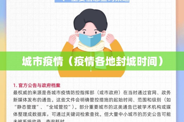 城市疫情（疫情各地封城时间）