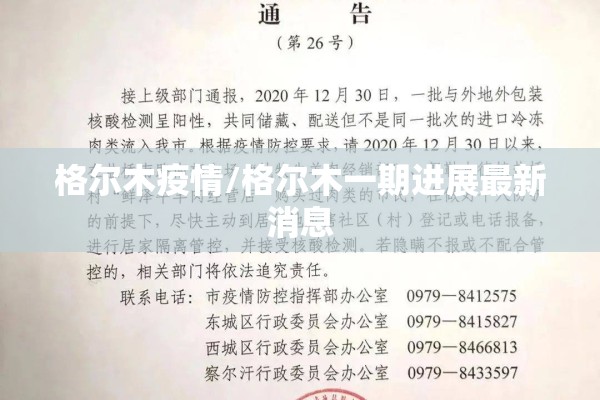 格尔木疫情/格尔木一期进展最新消息 格尔木疫情/格尔木一期进展最新消息