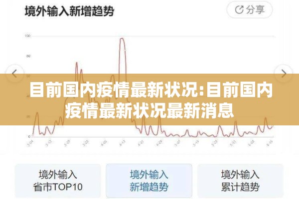 目前国内疫情最新状况:目前国内疫情最新状况最新消息 目前国内疫情最新状况:目前国内疫情最新状况最新消息
