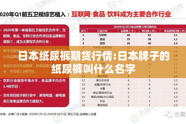 日本纸尿裤期货行情:日本牌子的纸尿裤叫什么名字 日本纸尿裤期货行情:日本牌子的纸尿裤叫什么名字