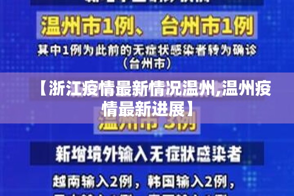 【浙江疫情最新情况温州,温州疫情最新进展】
