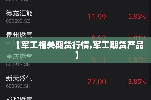 【军工相关期货行情,军工期货产品】 【军工相关期货行情,军工期货产品】