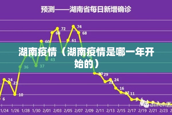 湖南疫情（湖南疫情是哪一年开始的）