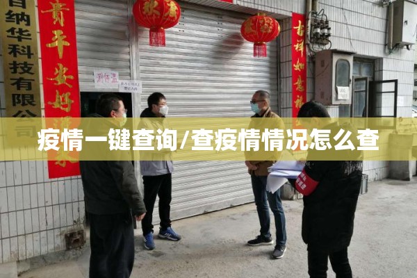 疫情一键查询/查疫情情况怎么查 疫情一键查询/查疫情情况怎么查