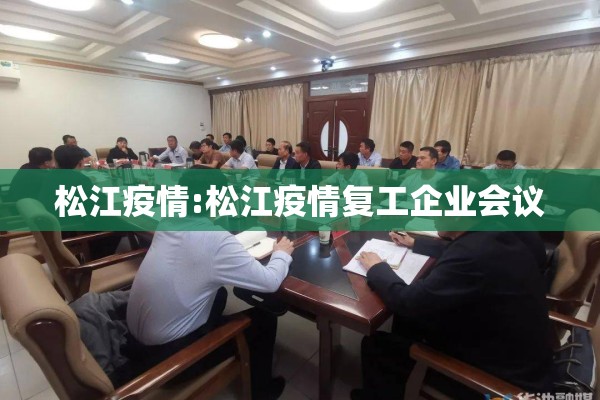 松江疫情:松江疫情复工企业会议