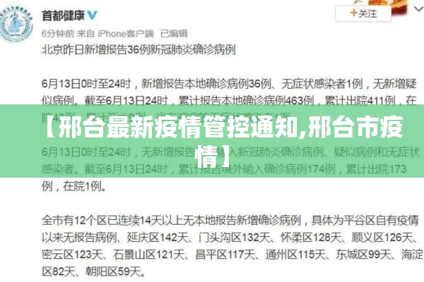 【邢台最新疫情管控通知,邢台市疫情】 【邢台最新疫情管控通知,邢台市疫情】