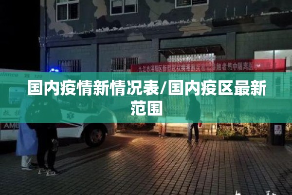 国内疫情新情况表/国内疫区最新范围