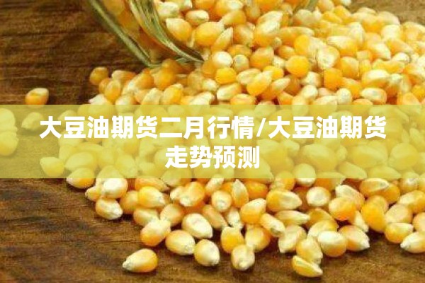 大豆油期货二月行情/大豆油期货走势预测