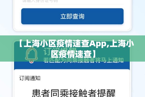 【上海小区疫情速查App,上海小区疫情速查】