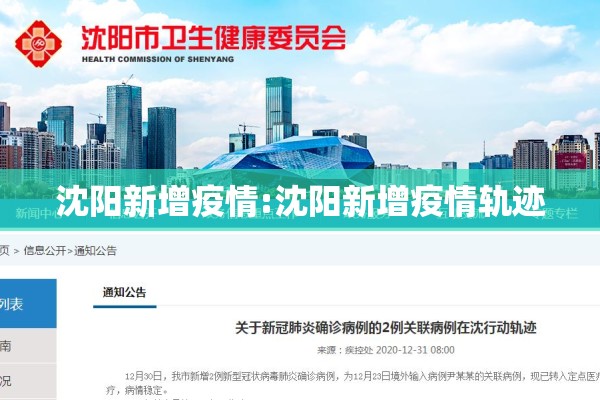 沈阳新增疫情:沈阳新增疫情轨迹