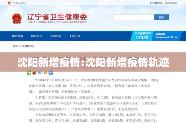 沈阳新增疫情:沈阳新增疫情轨迹